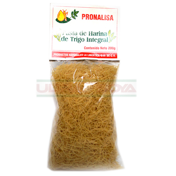PASTA INTEGRAL FIDEO C/200